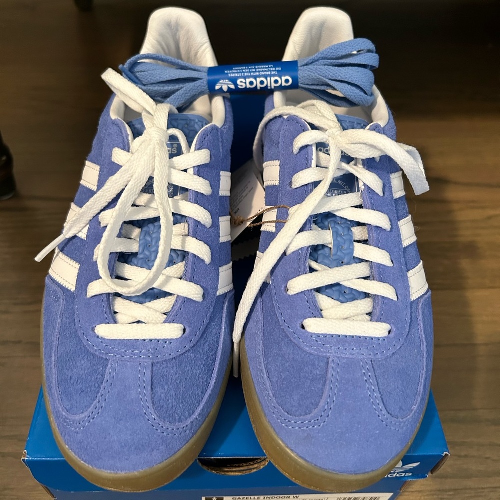 Adidas Gazelle Indoor Blue Women’s 6.5 New in Box